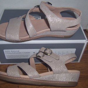 New NIB Dansko Women's Angela Metallic Sandals 39